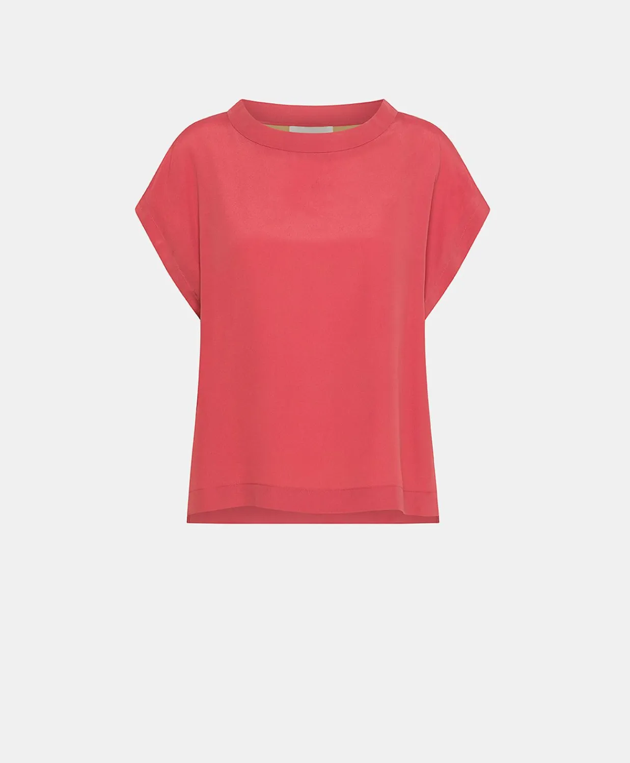 Donne Momonì Bluse E Camicie-Blusa Curacao In Acetato Seta - Amaranto