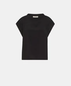 Donne Momonì Bluse E Camicie-Blusa Curacao In Acetato Seta - Nero