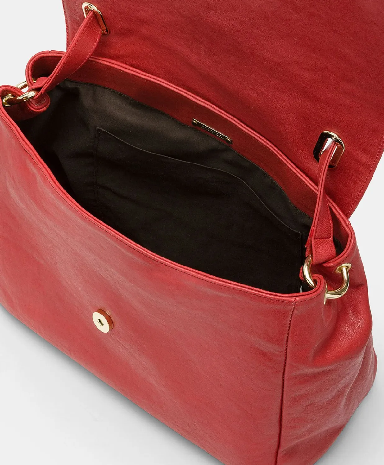 Donne Momonì Borse E Pochette-Borsa Flore Bag In Pelle - Rosso