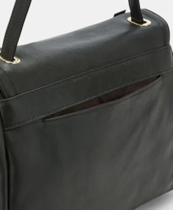 Donne Momonì Borse E Pochette-Borsa Flore In Pelle - Nero
