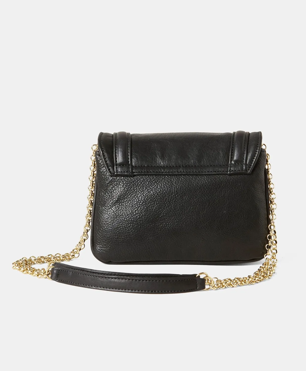 Donne Momonì Borse E Pochette-Borsa Mimi Flore In Pelle - Nero