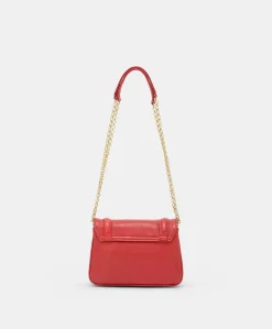 Donne Momonì Borse E Pochette-Borsa Mimi Flore In Pelle - Rouge