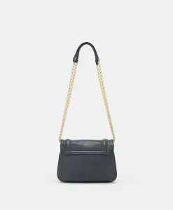 Donne Momonì Borse E Pochette-Borsa Mimi Flore In Pelle - Bleu
