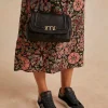 Donne Momonì Borse E Pochette-Borsa Petit Flore In Pelle - Nero