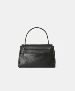 Donne Momonì Borse E Pochette-Borsa Petit Flore In Pelle - Nero