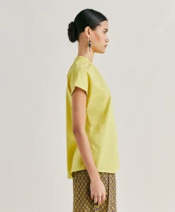 Donne Momonì Bluse E Camicie-Camicia Artora Con Voile Di Cotone - Acido