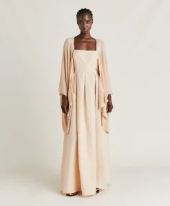 Donne Momonì Maglieria-Cardigan Divina Perlata Lurex - Cipria