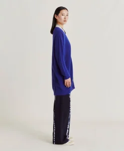 Donne Momonì Maglieria-Cardigan Flossy Perlata Dettagli Lurex - Bluette
