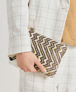 Donne Momonì Borse E Pochette-Clutch Fragua Con Intreccio - Marrone / Multicolor