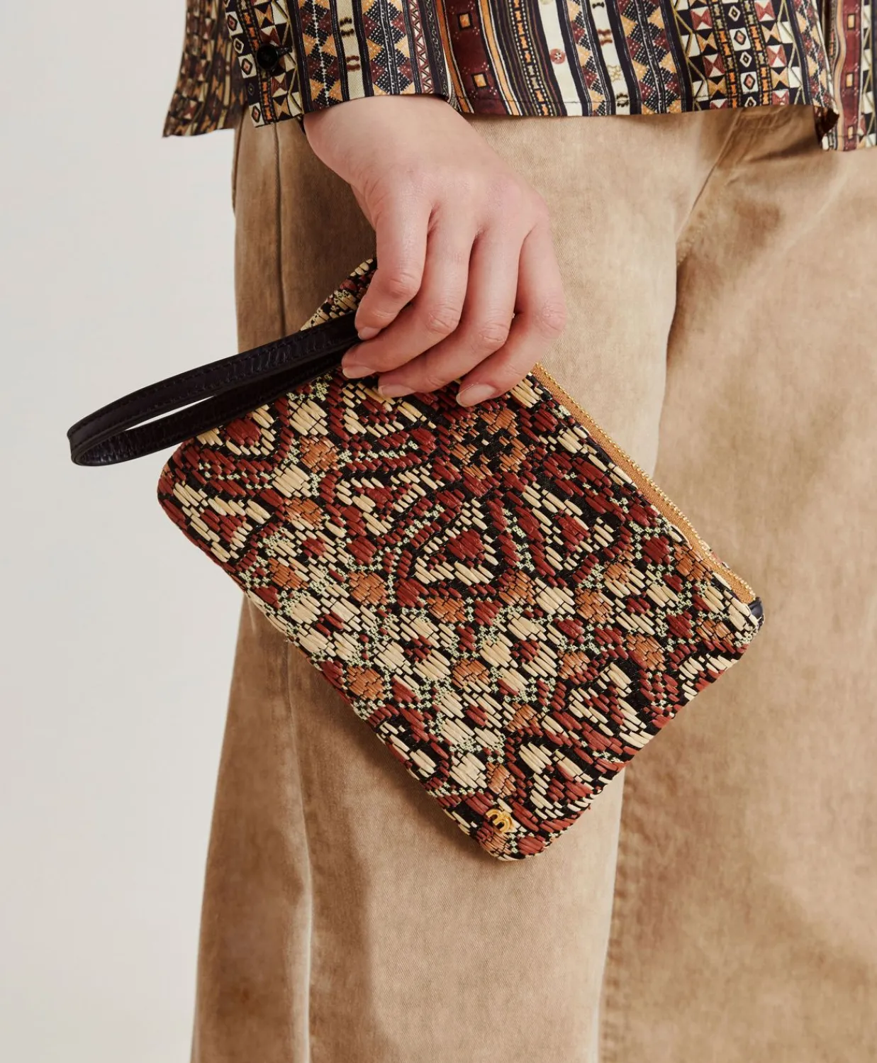 Donne Momonì Borse E Pochette-Clutch Fragua Con Intreccio - Nero Multicolor