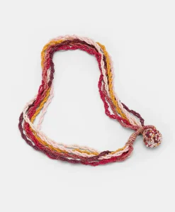 Donne Momonì Bijoux-Collana Rubiela Con Perline - Bruciato/Multicolor