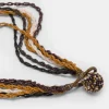 Donne Momonì Bijoux-Collana Rubiela Con Perline - Cacao Multicolor
