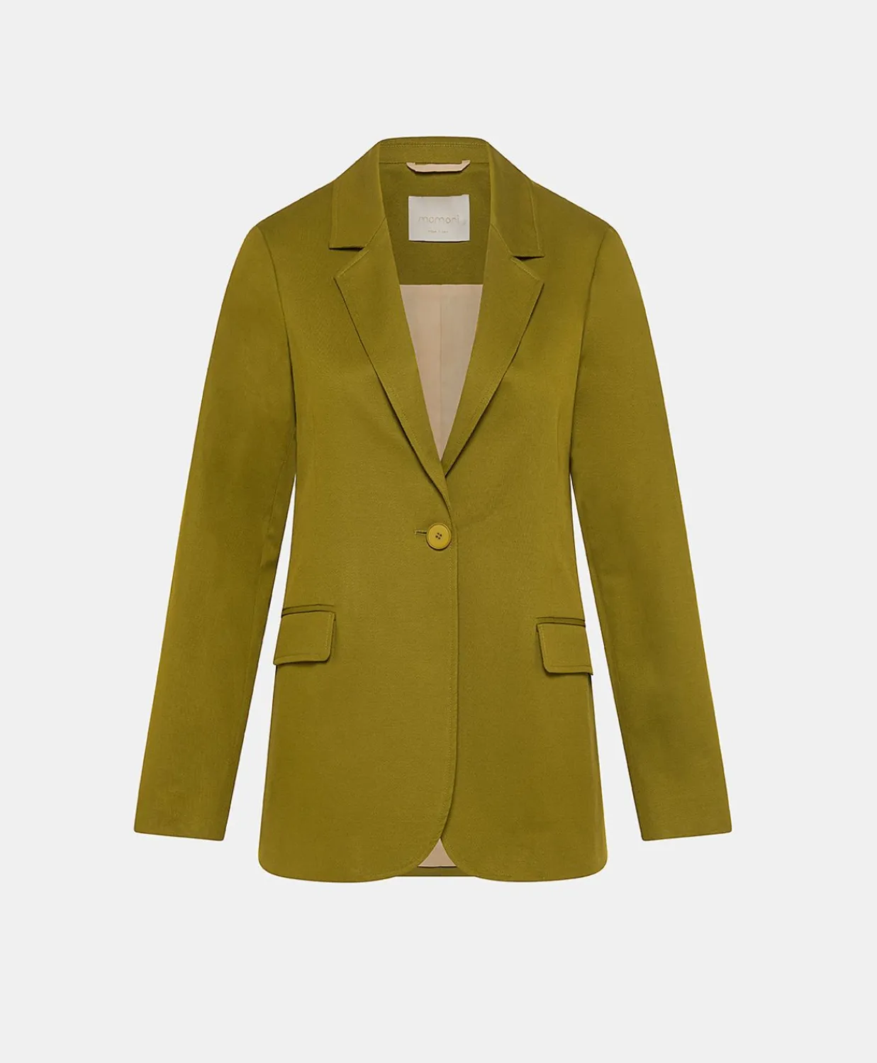 Donne Momonì Completi E Talleur-Giacca Futura In Gabardina - Oliva