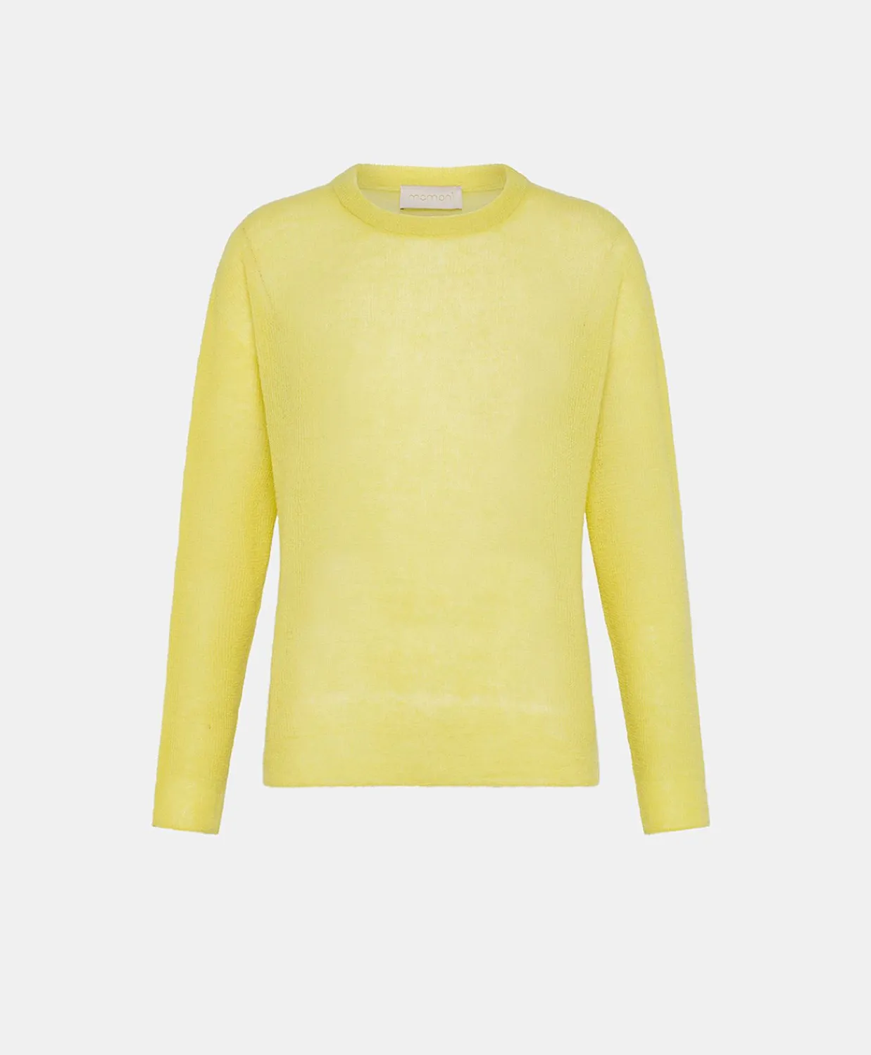 Donne Momonì Maglieria-Maglia Marmotta Perlata - Lime