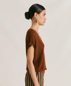 Donne Momonì Maglieria-Maglia Suzanna Perlata Lurex - Army