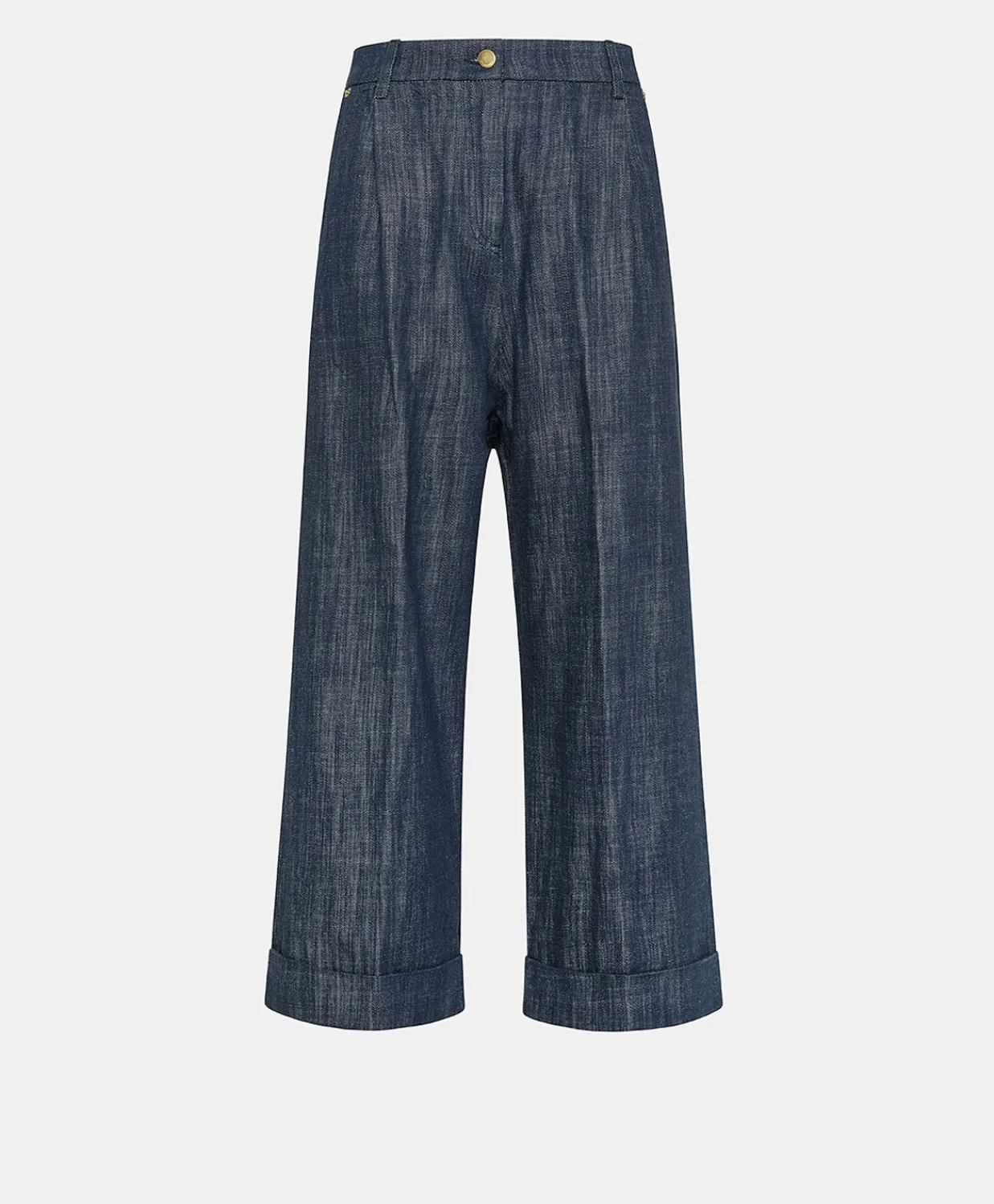 Donne Momonì Pantaloni E Shorts-Pantaloni Grecale In Denim - Blu Jeans