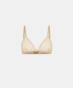 Donne Momonì Reggiseni-Reggiseno Amethist In Tulle - Carne
