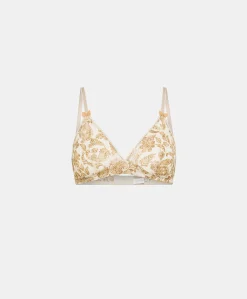 Donne Momonì Reggiseni-Reggiseno Tutu In Nylon Stampato - Panna / Multicolor
