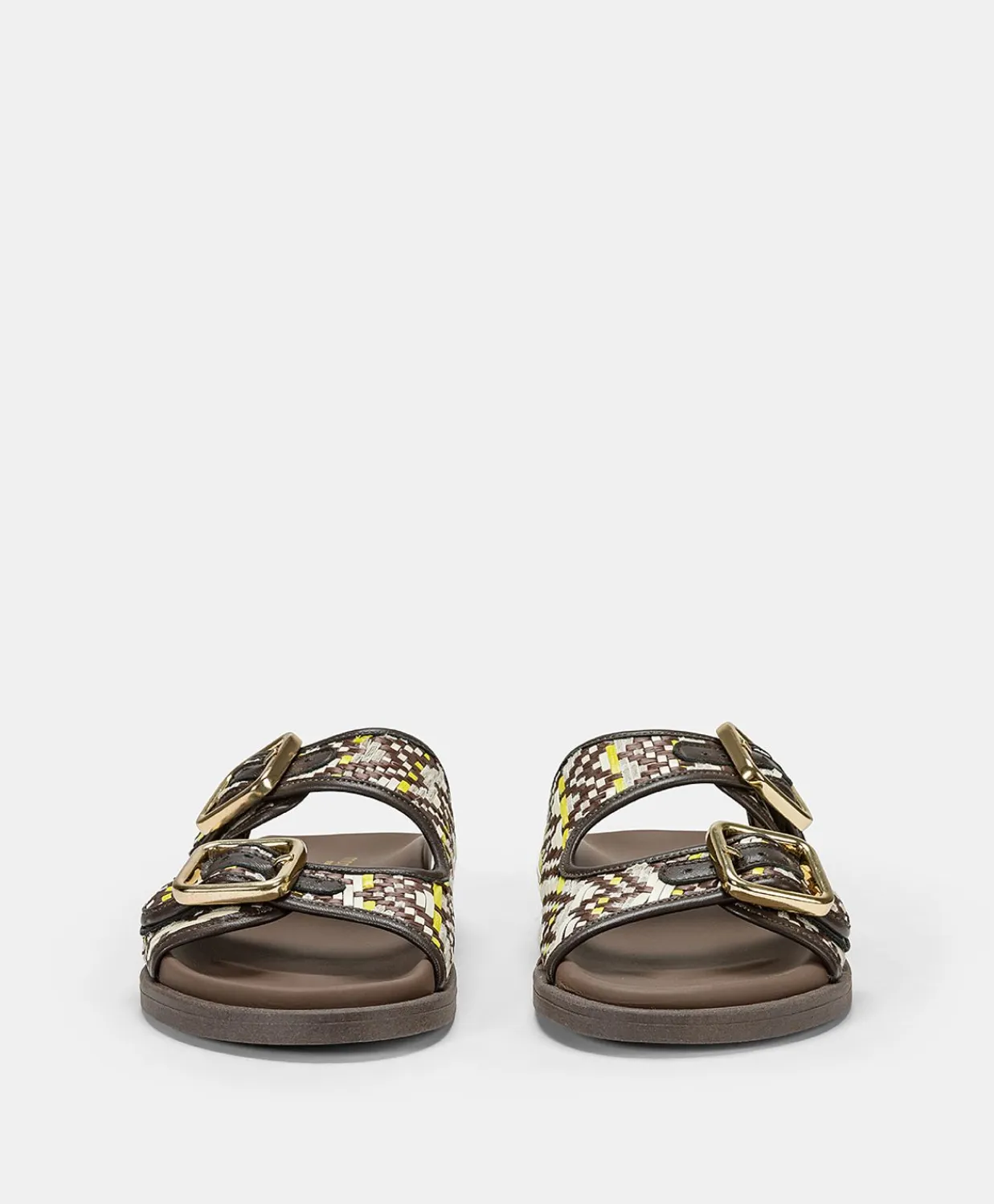 Donne Momonì Scarpe-Sandali Chamorro Con Intreccio - Marrone / Multicolor