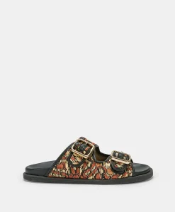 Donne Momonì Scarpe-Sandali Chamorro Con Intreccio - Nero Multicolor