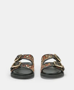 Donne Momonì Scarpe-Sandali Chamorro Con Intreccio - Nero Multicolor