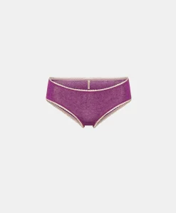 Donne Momonì Slip-Slip Amaca In Jersey Lurex - Ciclamino