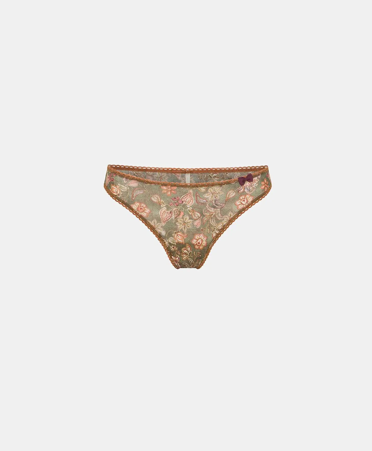 Donne Momonì Slip-Slip Arca In Nylon Stampato - Army Multicolor