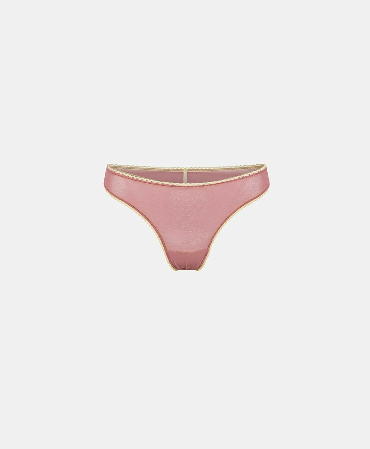 Donne Momonì Slip-Slip Arca In Tulle - Rosa Antico