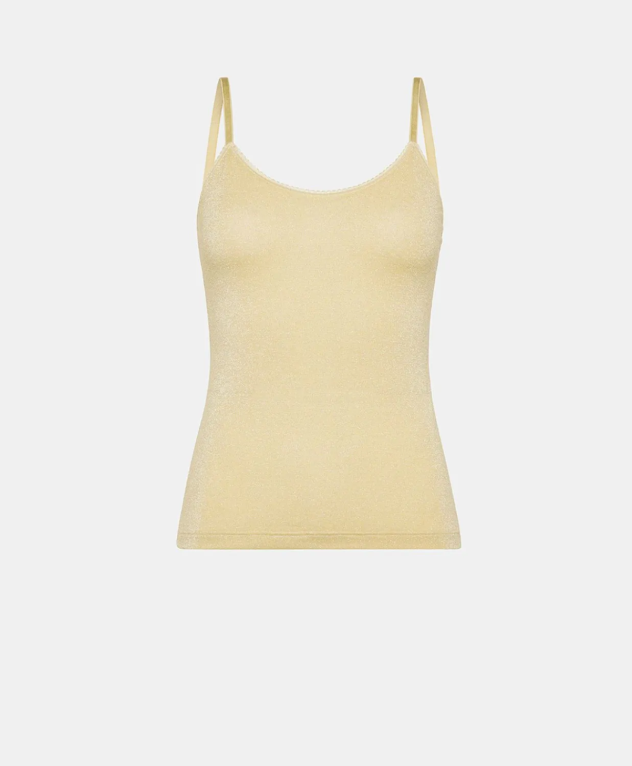 Donne Momonì Body E Tute-Top Airelle In Jersey Lurex - Acido
