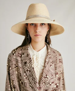 Donne Momonì Trench E Cappotti-Trench Bados In Twill Di Seta - Beige/ Tabacco
